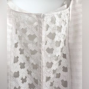 St. Pucchi, seriously unique, unworn, silk wedding dress.